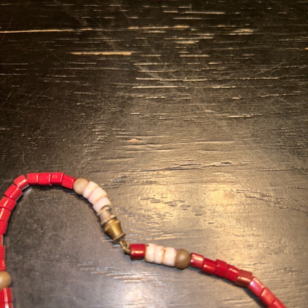 Semi precious stones Square in round beaded choker - Picture 2 of 2